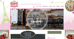 Desktop Screenshot of cafeamandine.cz